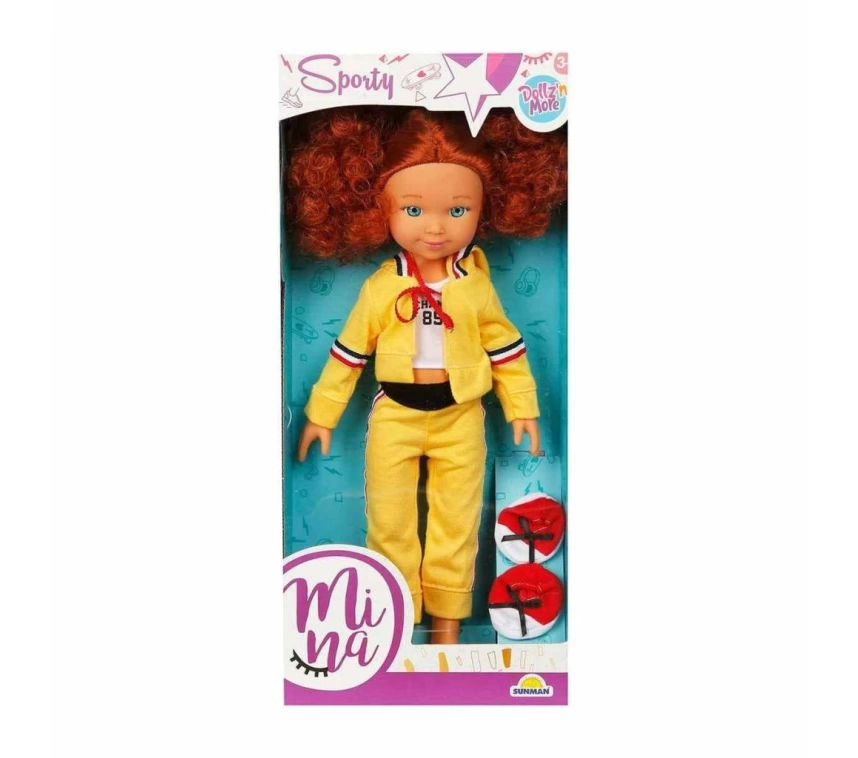 30041 Mina Sporty Bebek 35 cm  -Sunman