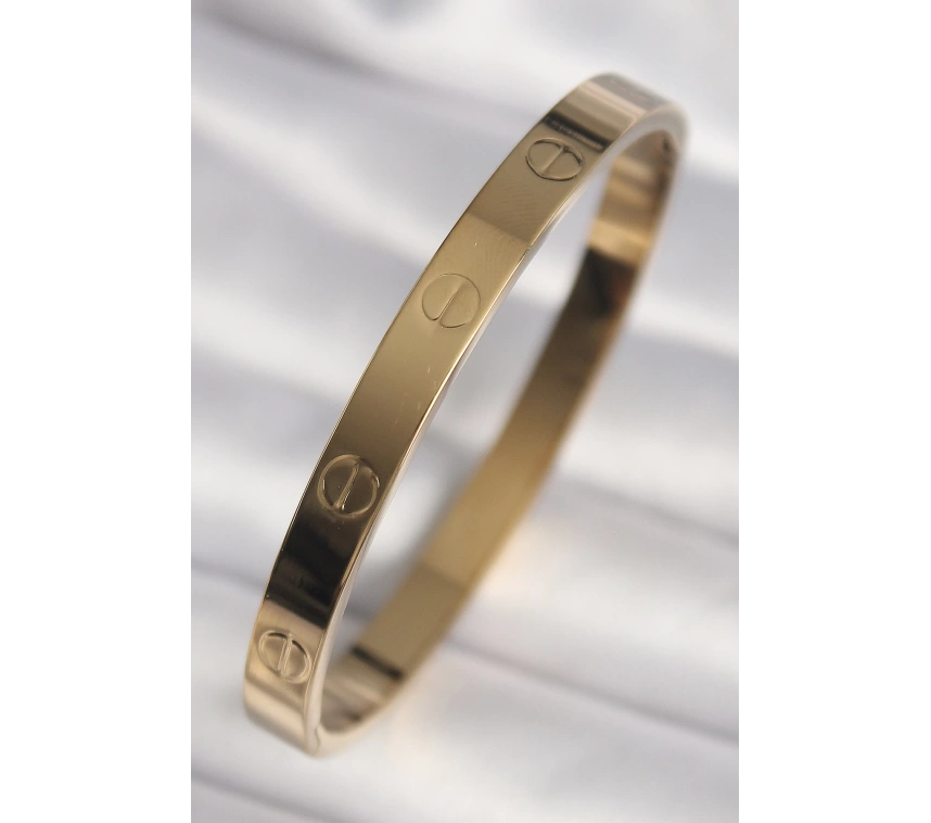 316L Çelik Gold Renk Model Kadın Kelepçe