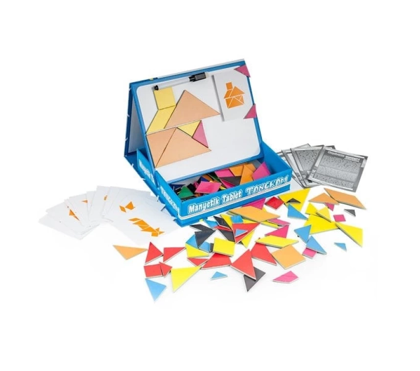 3445 MANYETİK TABLET TANGRAM EĞİTİM SETİ