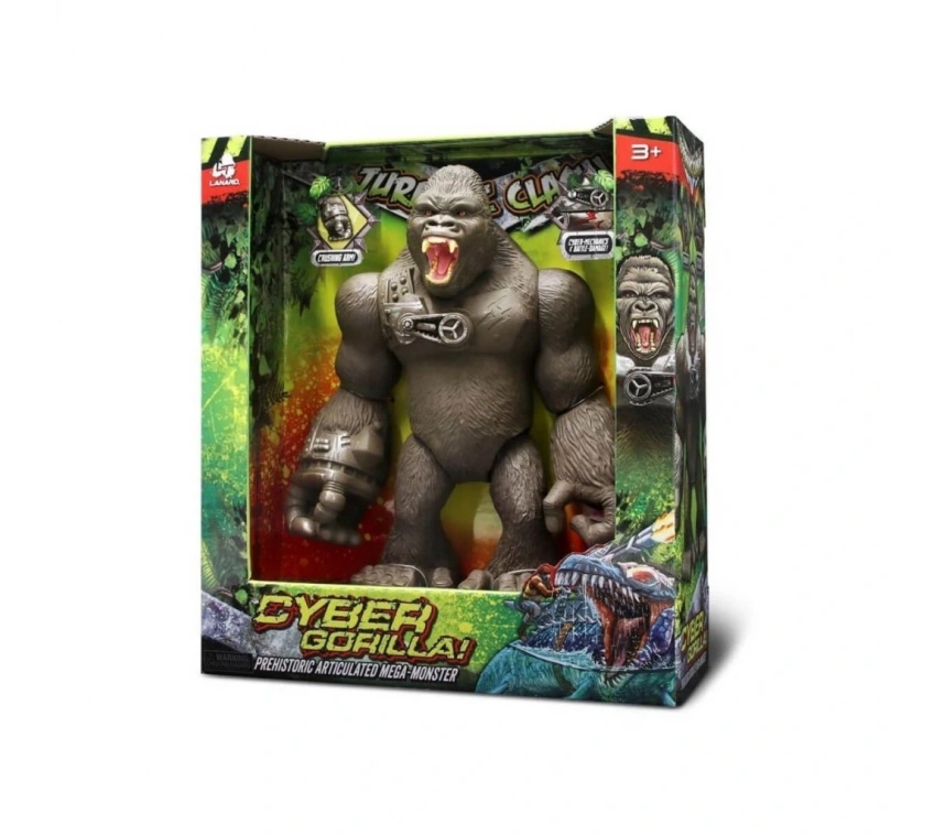 37108 Jurassic Clash Mega Canavar Siber Goril Figürü