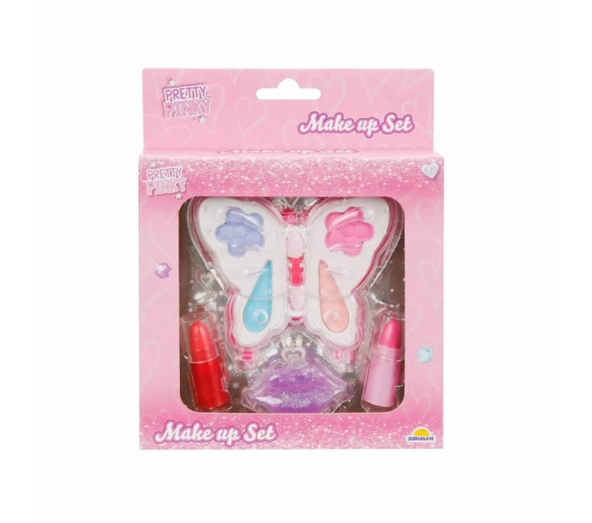 4276 Pretty Pinky Kelebek NessiWorld Makyaj Seti -NessiWorldman