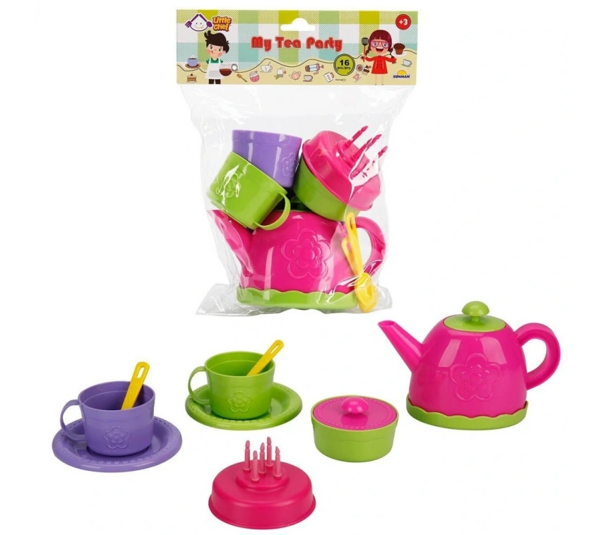 4684 SUN-SABC-LCH-ÇAY SETİ POŞET 16 PRÇ