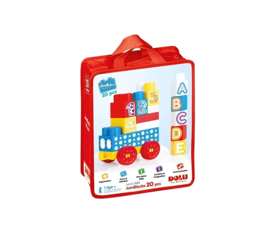 5026 OYUNCAK ÇANTALI MEGA BLOK 20 LI