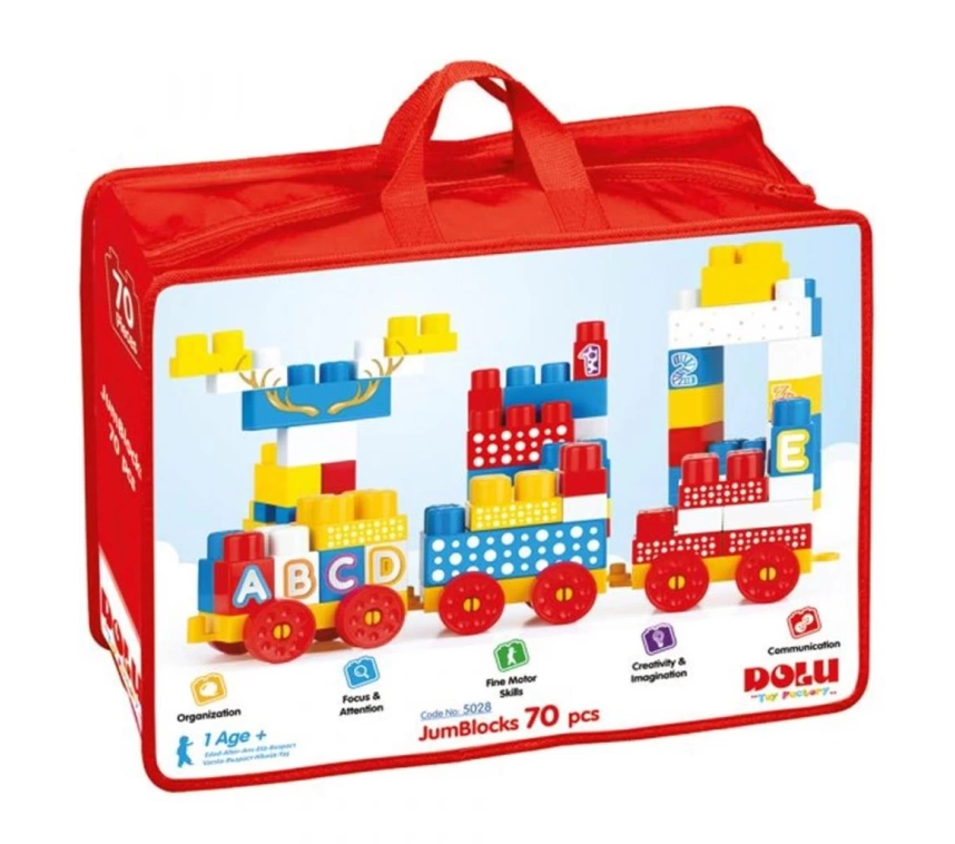5028 OYUNCAK ÇANTALI MEGA BLOK 70 LI