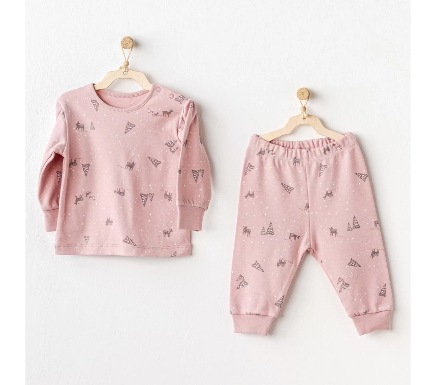 5050 Puppy Gazelle 2li Bebe Takım Pink