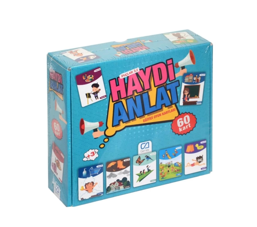 5080 CA Games, Haydi Anlat - Eğitici Oyun Kartları / +3 yaş