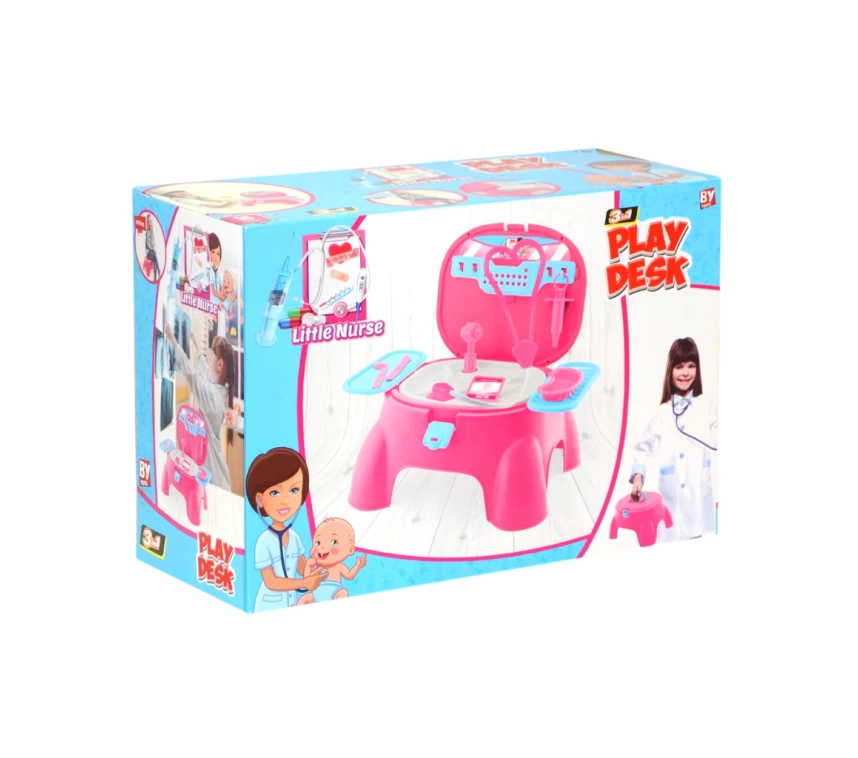 573-BP LITTLE NURSE OYUN TABURESİ DOKTOR SET KIZ