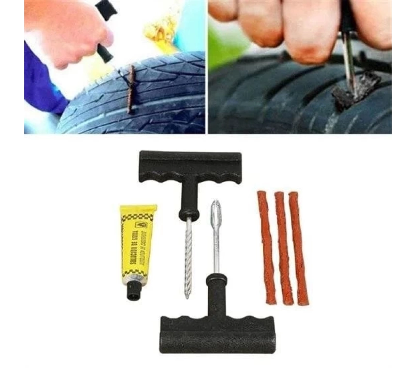 6 Parça Araba Motosiklet Otomobil Bisiklet Lastik Tamir Kiti Araç Bakım Seti