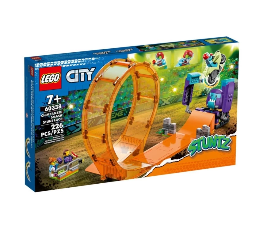 60338 Lego City - Şempanze Yumruğu Gösteri Çemberi 226 parça +7 yaş