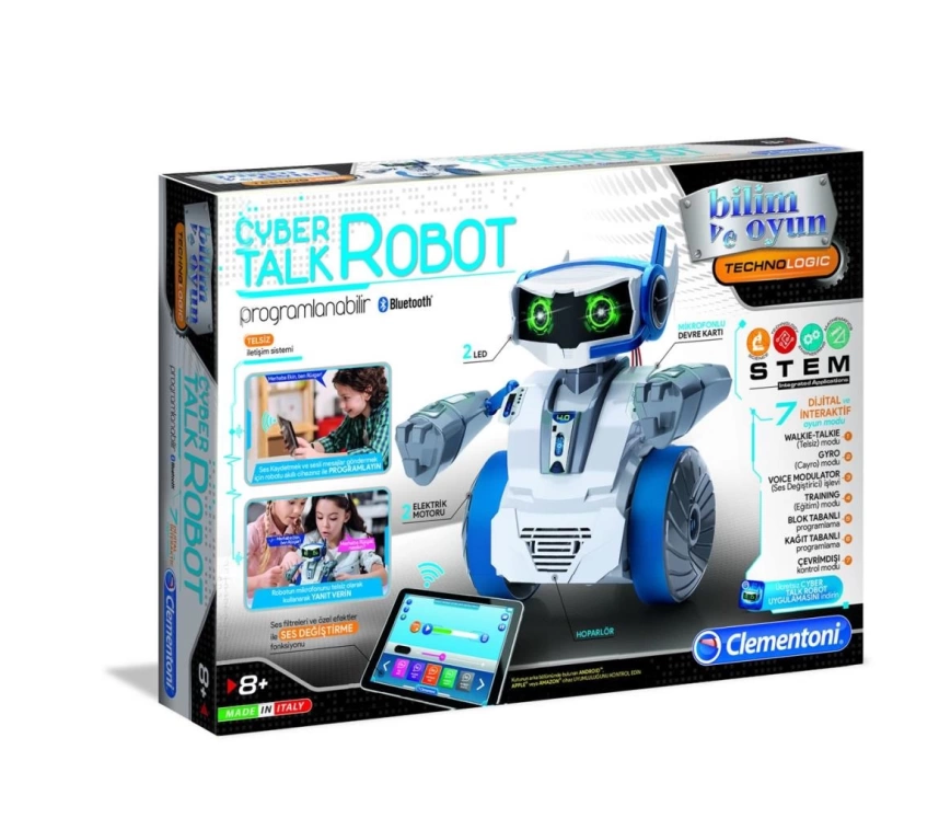64447 Cyber Talk Robot - Robotik Laboratuvarı +8 yaş
