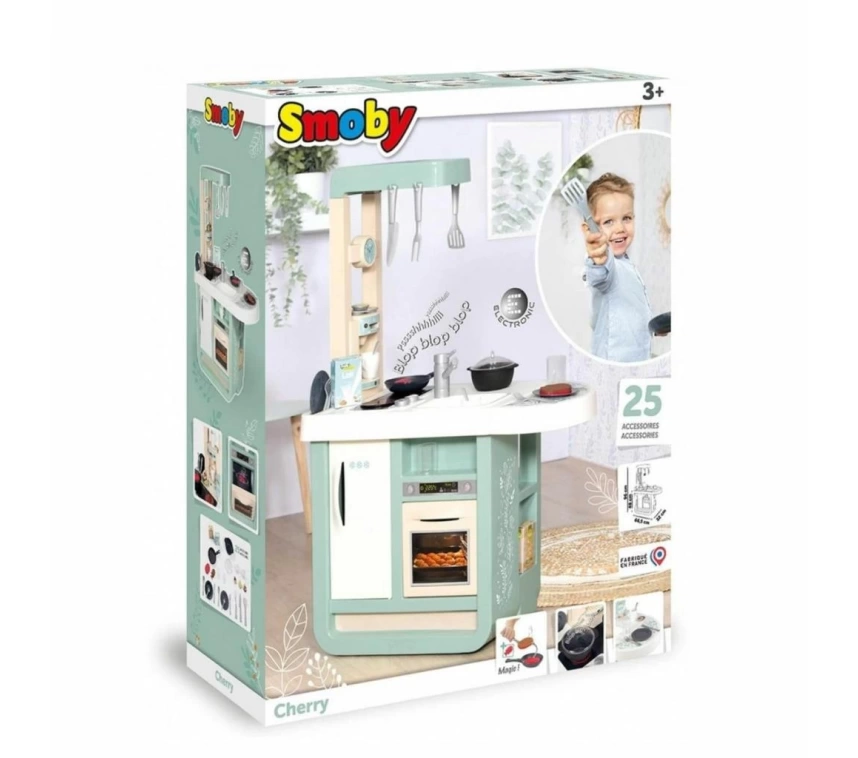 7600310914 Smoby Cherry Kitchen Mutfak Oyun Seti