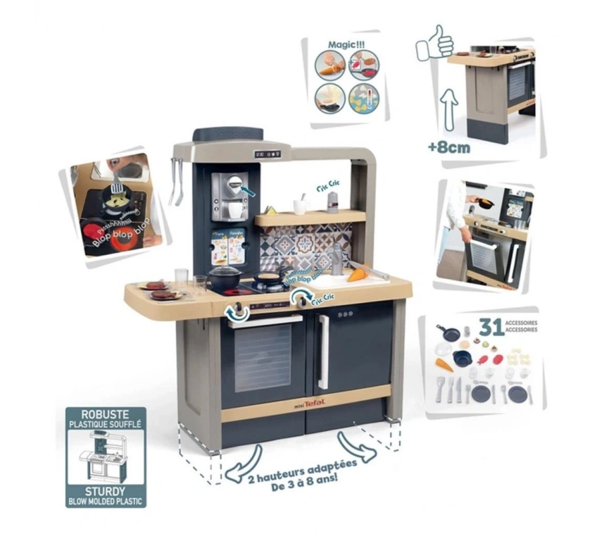 760031208 Smoby Tefal Evolutive Mutfak
