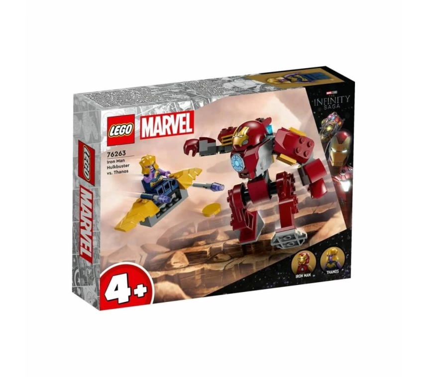 76263 Lego Marvel Iron Man Hulkbuster Thanosa Karşı 66 parça +4 yaş