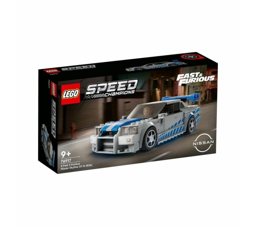 76917 Lego Speed Champ. Fast and Furious Nissan Skyline GT-R 319 parça +9 yaş