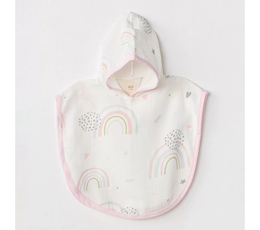 Ac24666 Müslin Have A Nice Day Bebek Panço Pink White