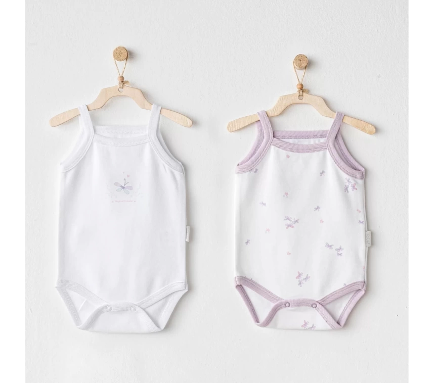 Andywawa Ac25579 Magical Butterfly 2li Bebek Body White