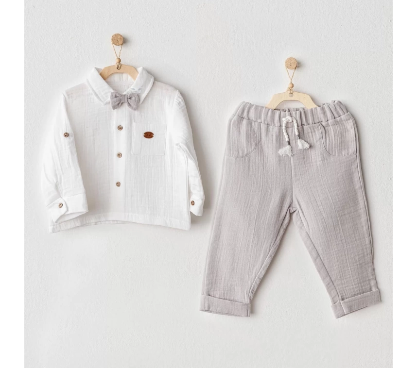 Andywawa Ac25622 Ocean İs My Happy Place 2li Takım Grey