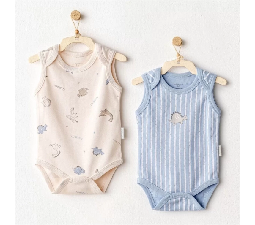Andywawa Ac25921 Dino 2li Bebek Body Beige Blue