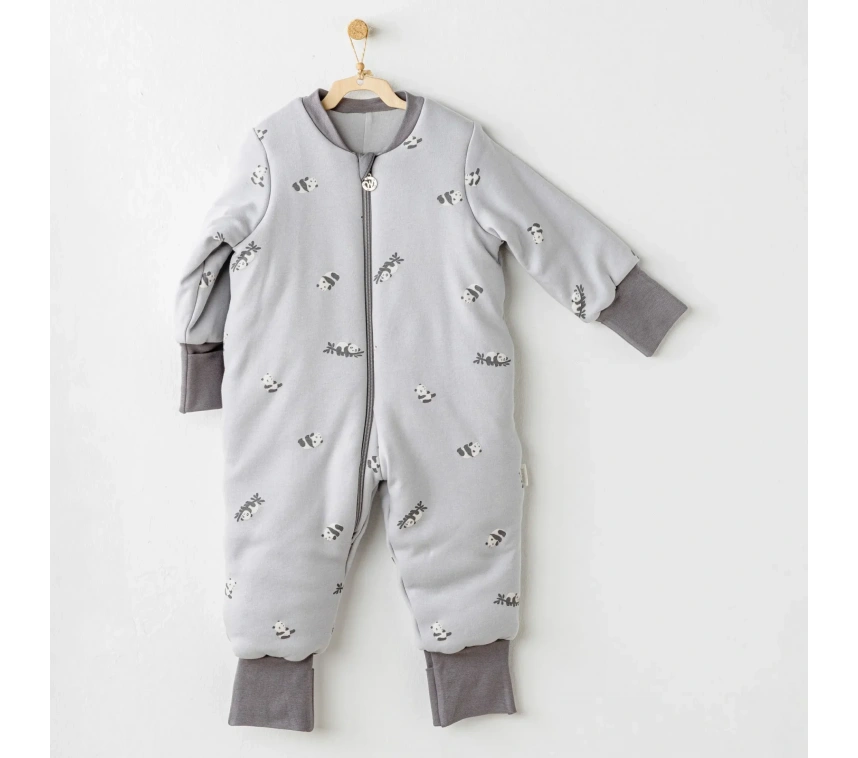 Andywawa Ac26035 Fiber Keep Smiling Uyku Tulumu 2,5 Tog Grey