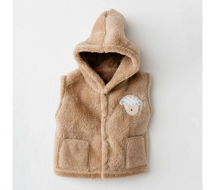 Andywawa Ac26163 Tinny S Sheeps Yelek Beige