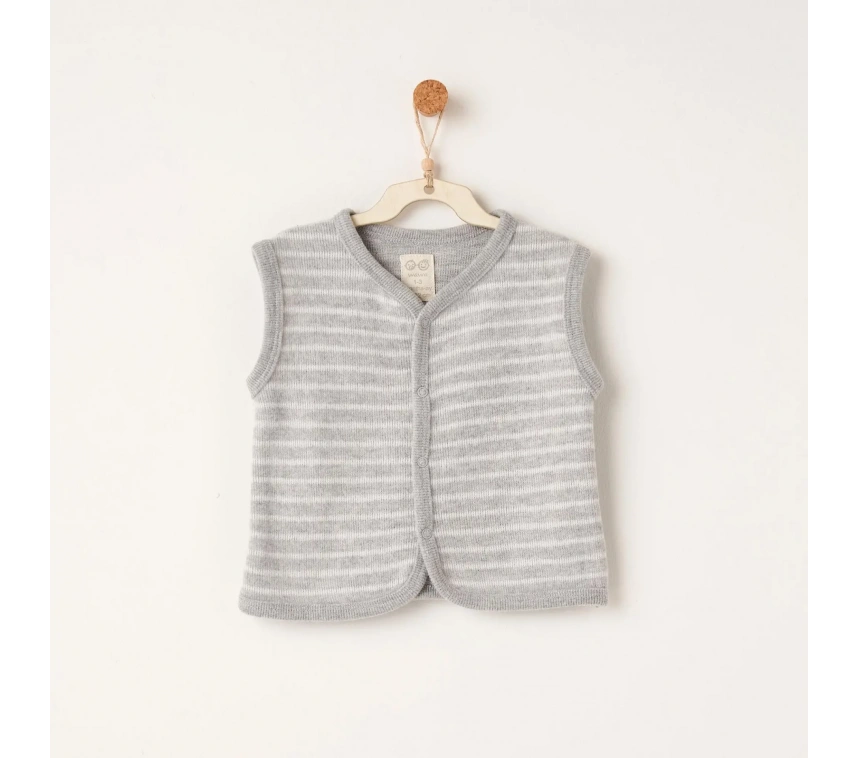 Andywawa Ac26221 Casual Yelek Grey