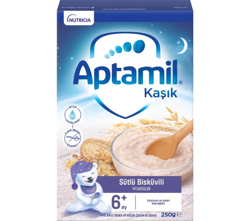 Aptamil Sütlü Bisküvili Kaşık Maması 250 Gr