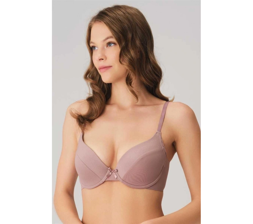 Balenli Desteksiz Dolgusuz Geniş Sırtlı T-shirt Sütyeni