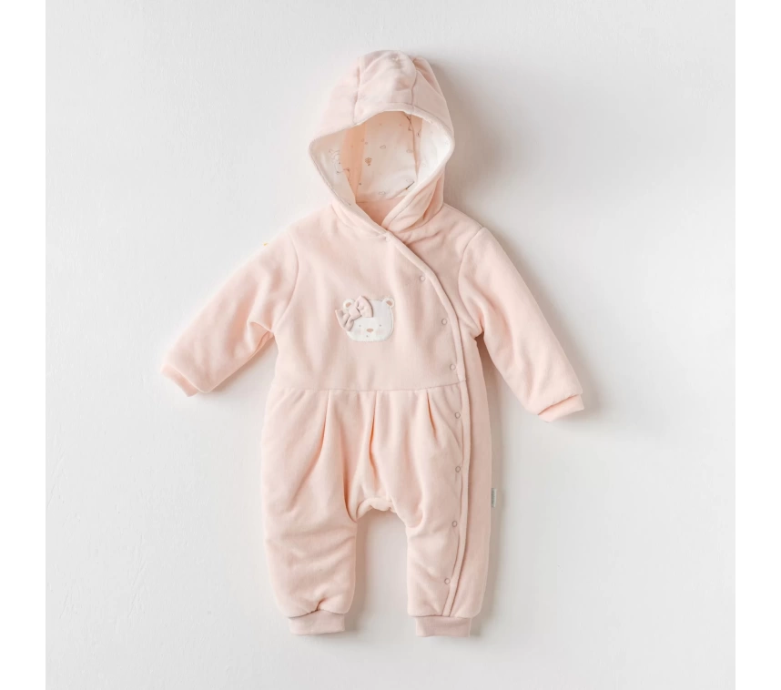 Ballerina Kadife Bebe Kozmonot Pink