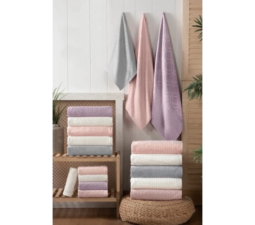 Bambu 6lı 70x140 Banyo Havlusu Andy