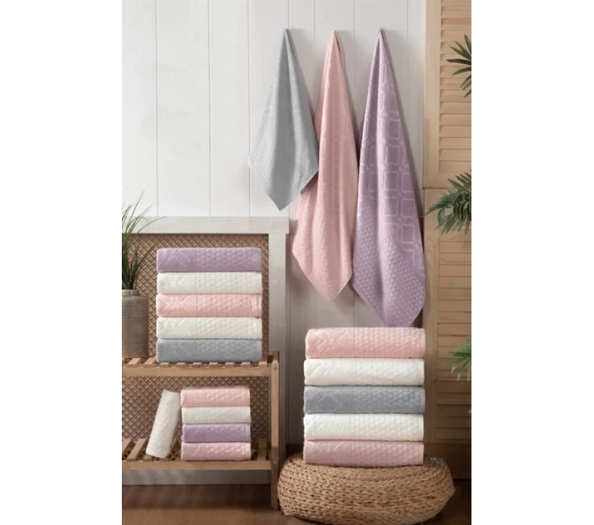 Bambu 6lı 90x150 Banyo Havlusu Andy
