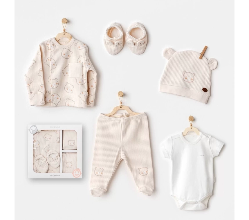 Bear Time 5li Hastane Çıkışı Light Beige