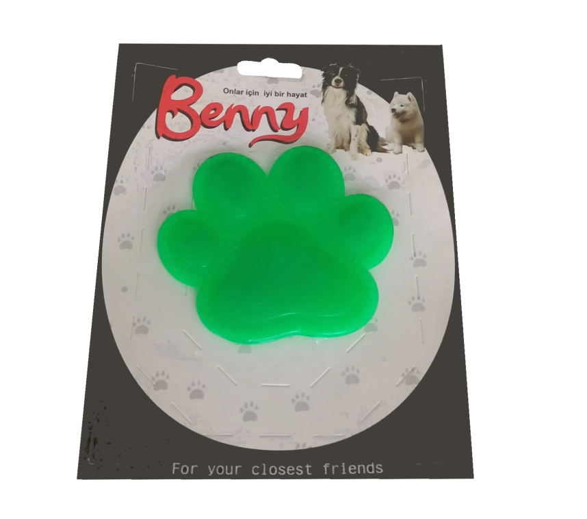 Benny Köpek Oyuncağı Pati 9,5 x 9 cm Yeşil