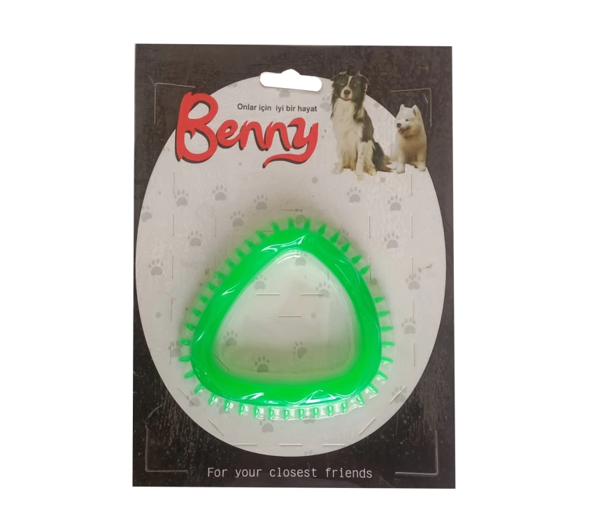 Benny Köpek Oyuncağı Üçgen 8 x 8.5 cm Yeşil