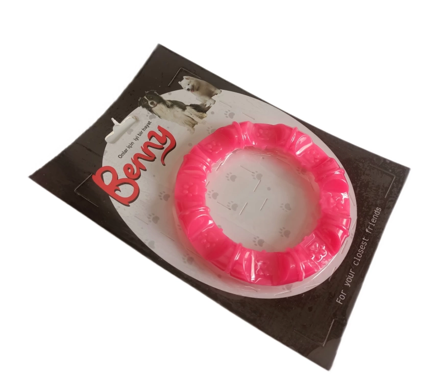 Benny Köpek Oyuncağı Yuvarlak Şekilli 11,5 cm Pembe
