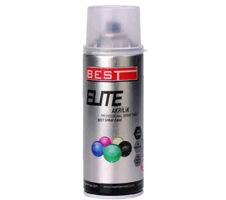 Best Elite 9010 Mat Beyaz Akrilik Sprey Boya 400 ml