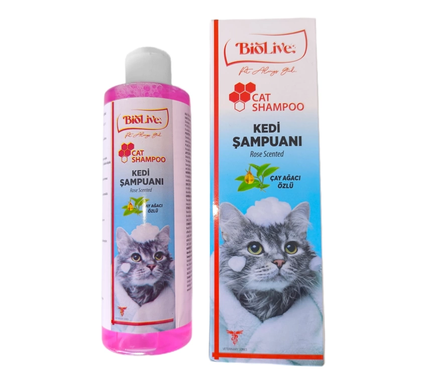 Biolive Çay Ağacı Özlü Kedi Şampuanı 200ml