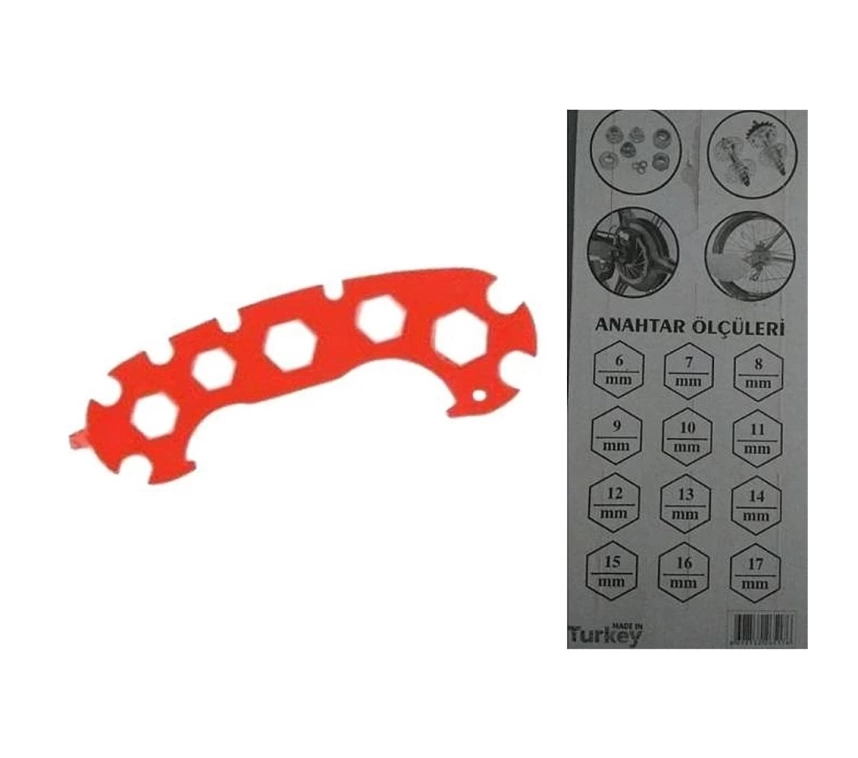 Bisiklet Tamir Anahtarı (06mm-17mm) - 15 in 1