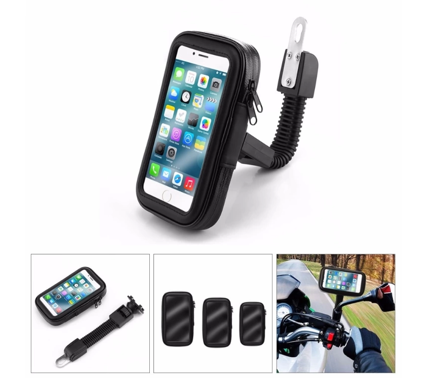 Bisiklet ve Motosiklet Su Geçirmez Telefon Tutucu 6.2