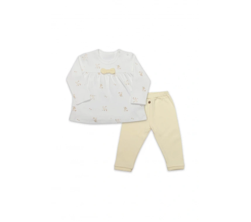 Bistyle 2li Takım Welcome Baby Duck 14104 Sarı