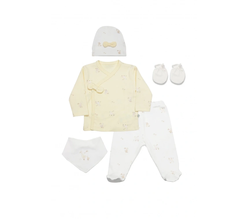 Bistyle 5li Hastane Çıkışı Welcome Baby Duck 12103 Sarı