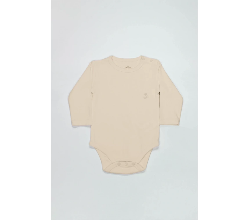 Bistyle Natural Basic Style Uzun Kol Body 17104 Bej