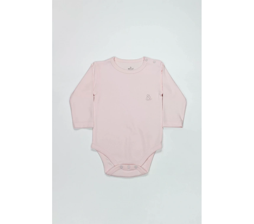 Bistyle Natural Basic Style Uzun Kol Body 17104 Pembe