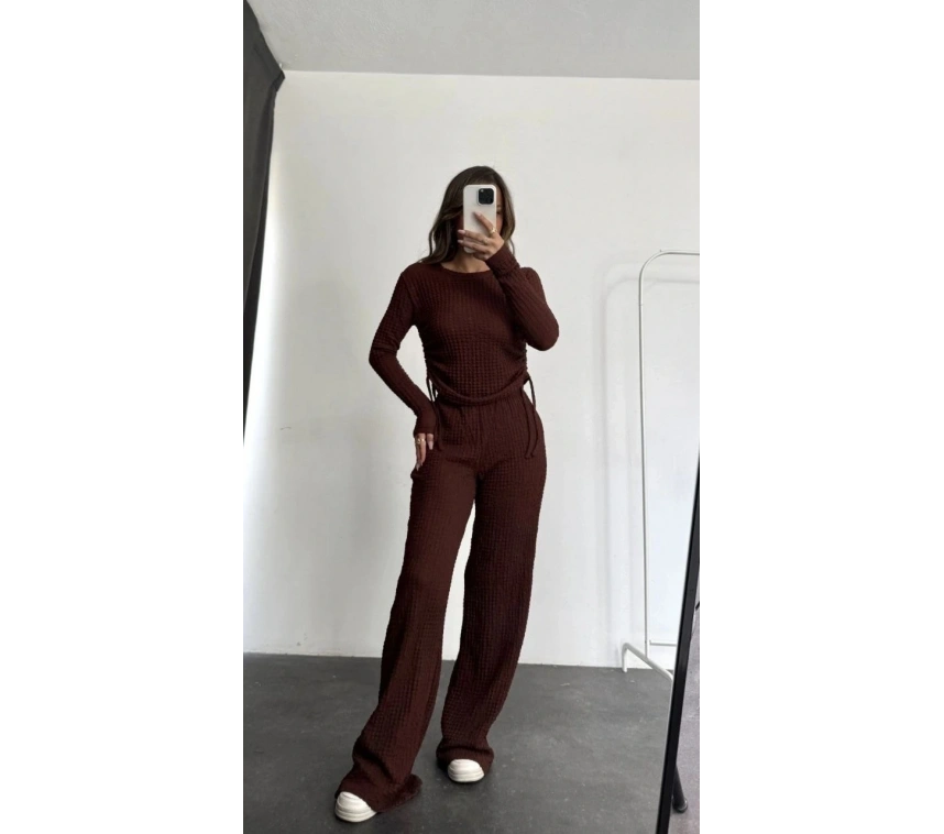 Bubble alt üst takım kahve pt510446