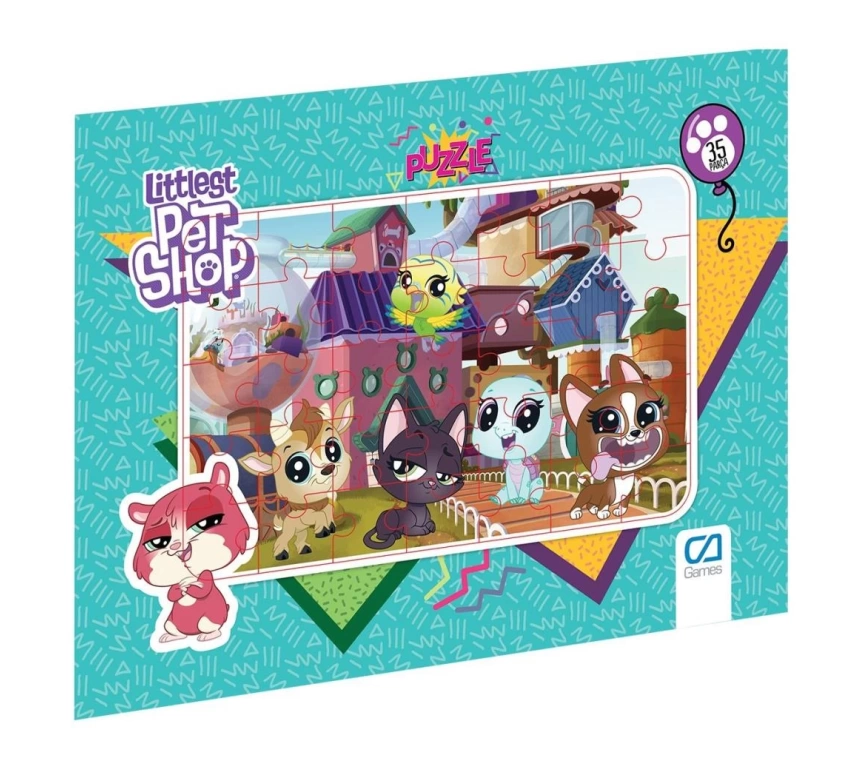 CA 5018-5019 Littlest Pet Shop Frame Puzzle 35 Parça-CA Games