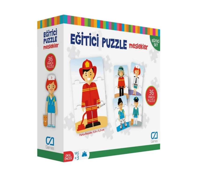 CA.5030 CA Games, Eğitici Puzzle Meslekler