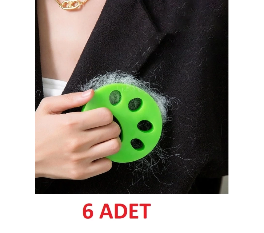 Çamaşır Makinesi Ve Evcil Hayvanlar İçin Tüy Toplayıcı Yıkanabilir Aparat 6 Adet