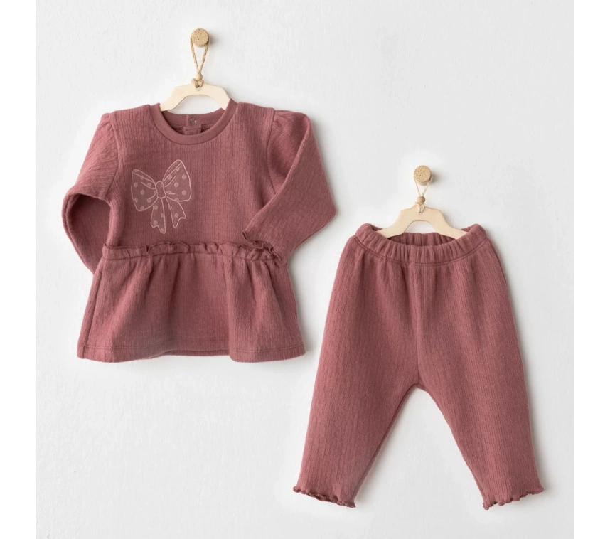 Casual 2li Takım Dusky Rose