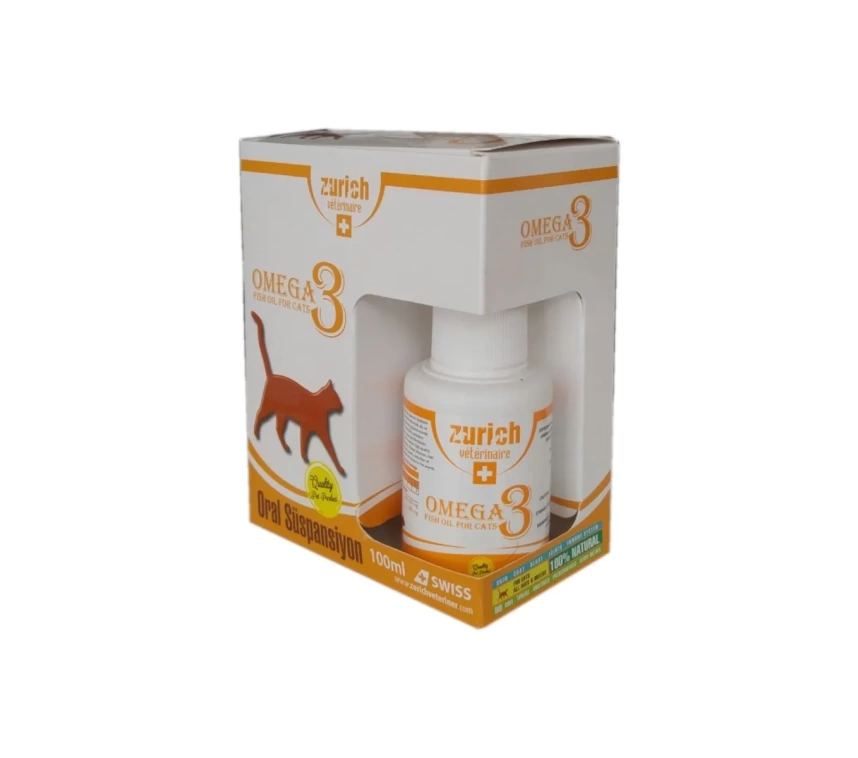Cat Omega-3 Balık Yağı Tüy Döküm Önleyici/Tüy Sağlığı 100ml