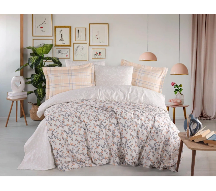 Çift Kişilik Poplin Nev Lola Somon