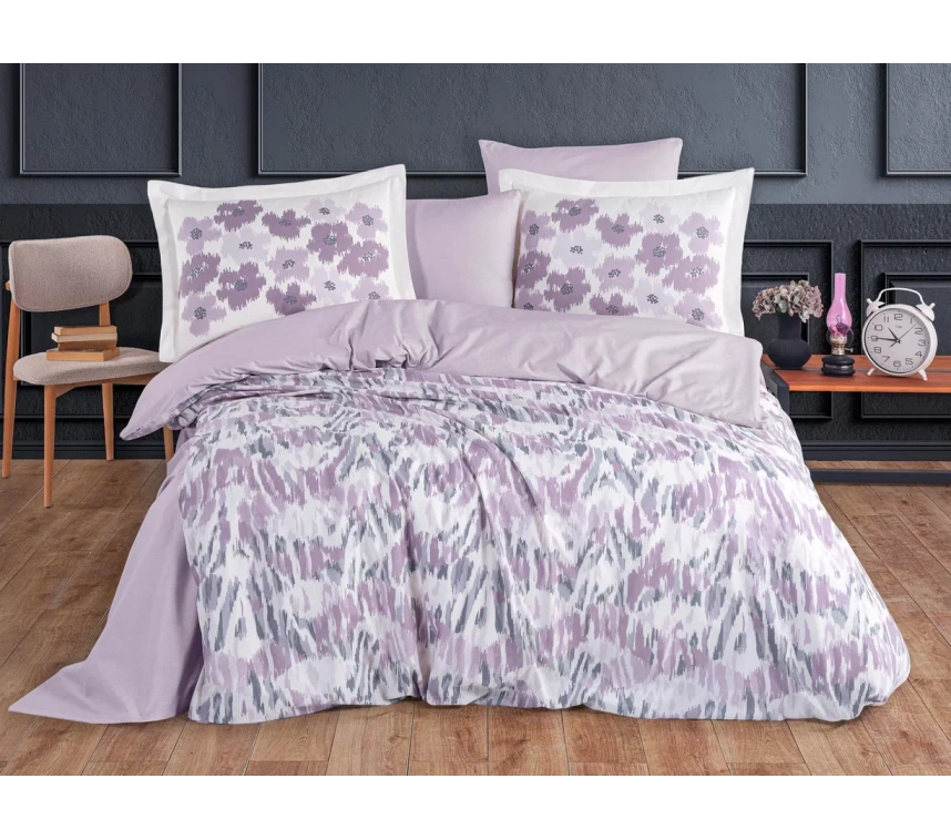 Çift Kişilik Poplin Nev Penny Lila